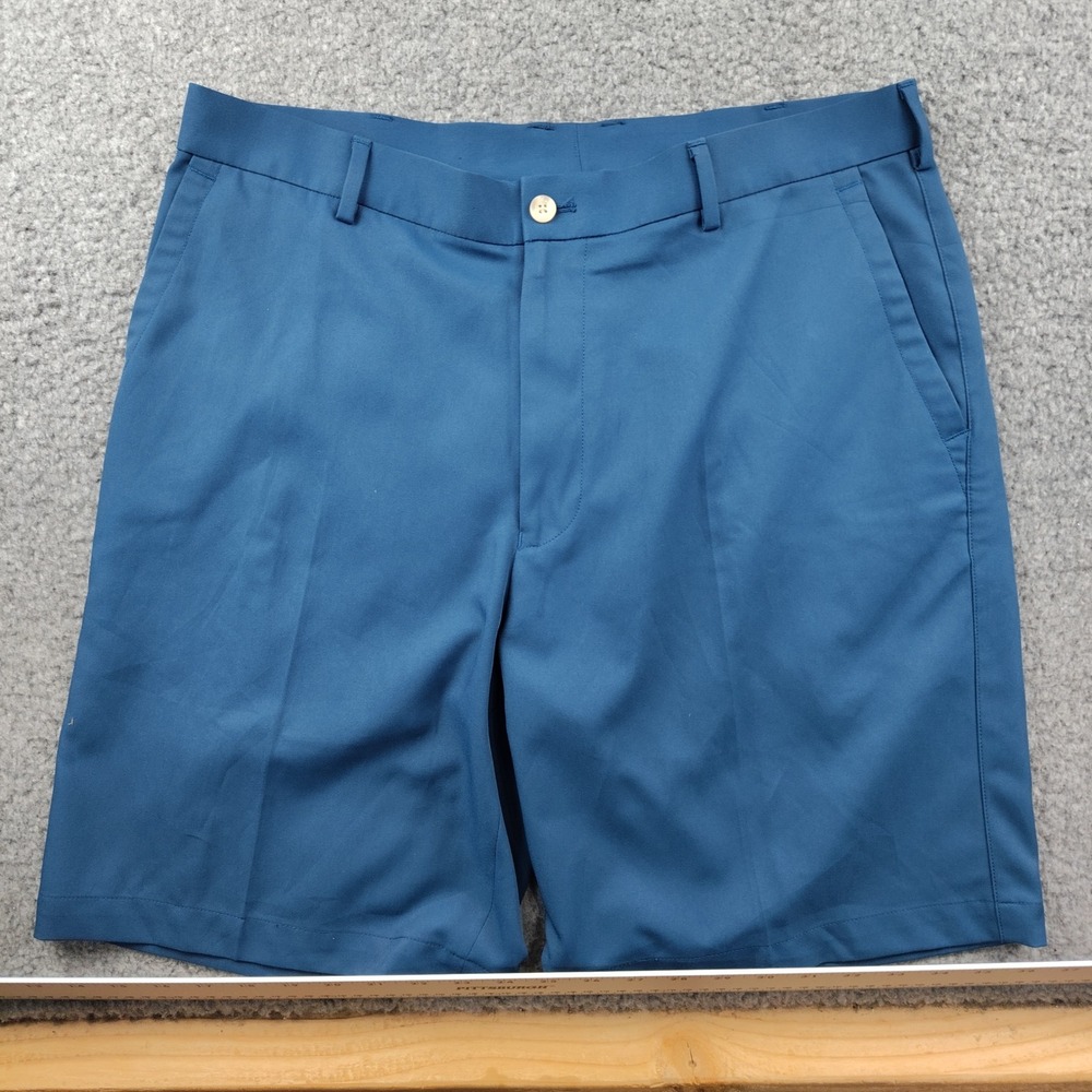 Peter Millar Shorts Mens 35 EB82 Blue Performance Golf Performance